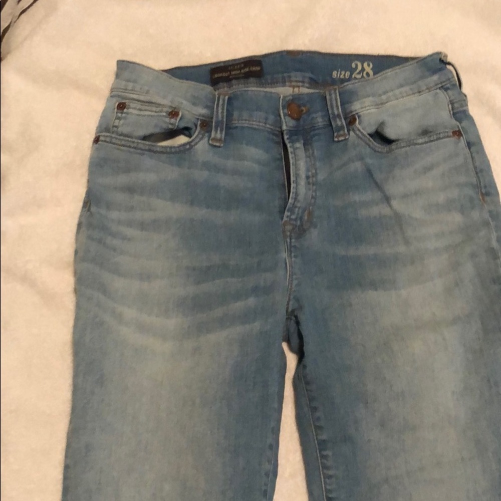 Jcrew lookout high rise crop Jeans.